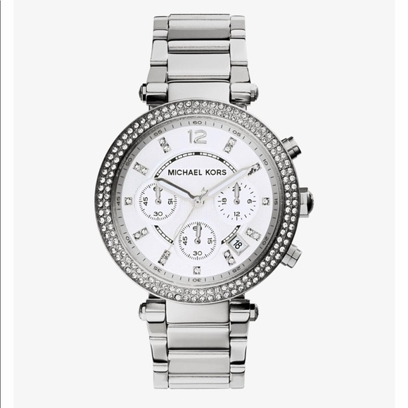 MICHAEL KORS Parker Silver-Tone Watch - Picture 2 of 8